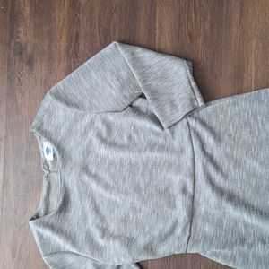 Old Navy Womans Small Petite Gray Dress
